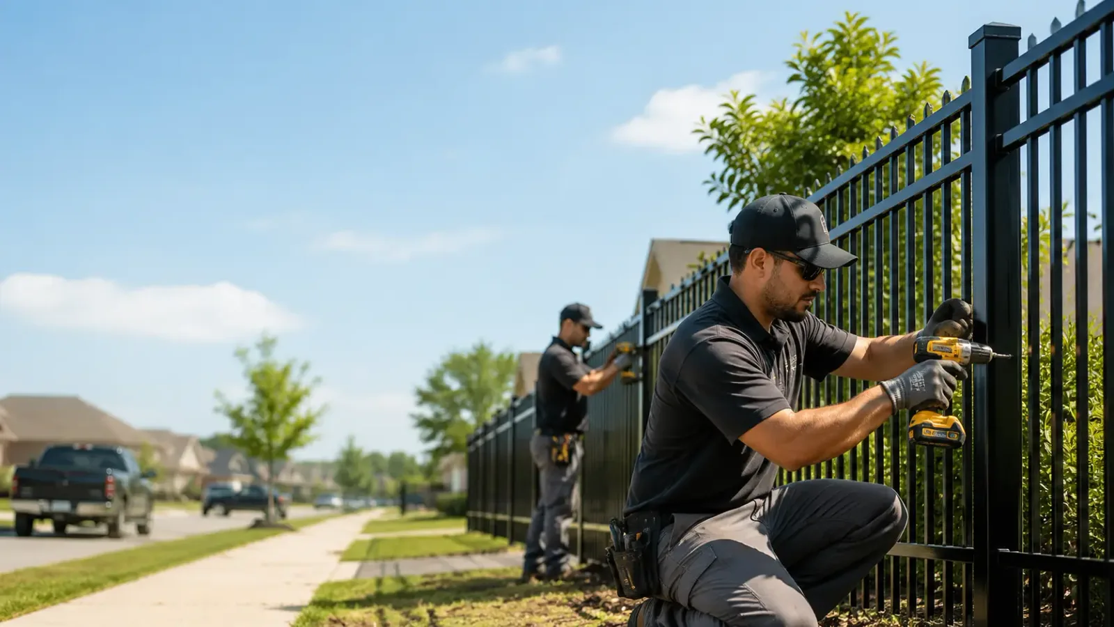 Metal Fence Installation in Mcloud, OK